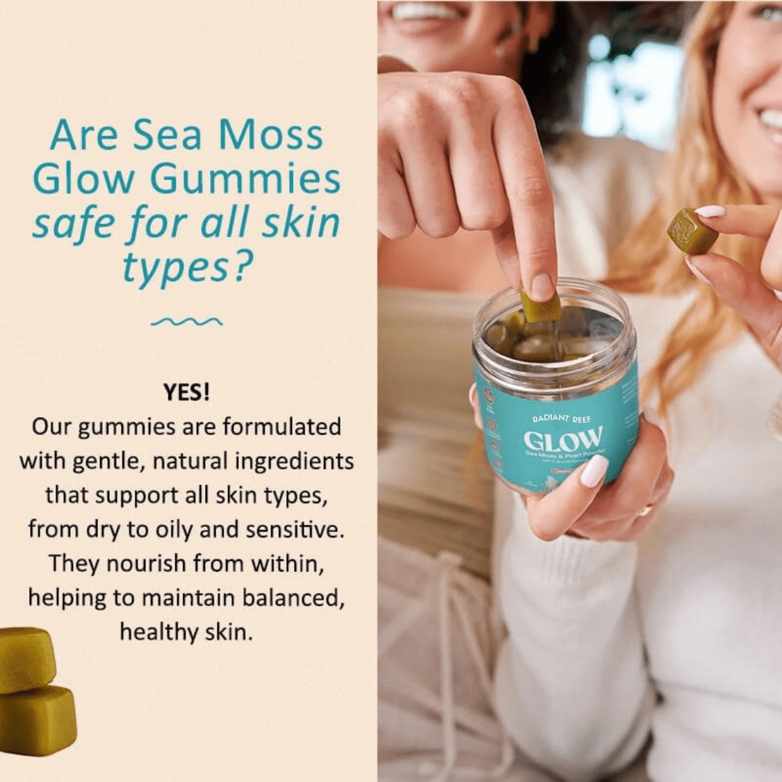 Sea Moss & Pearl Powder Gummies - Radiant Reef